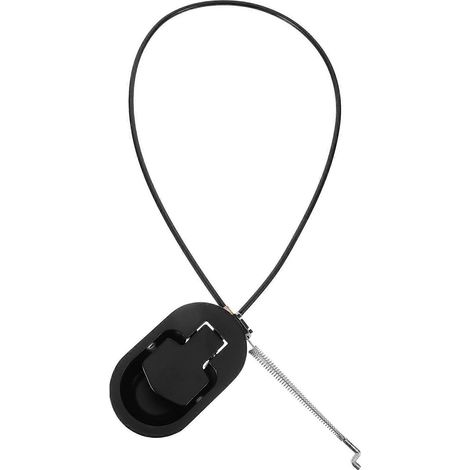 Ersatzteil für Relaxsessel, Entriegelungsgriff für Relaxsessel, Reparaturteil für Relaxsessel-104.50X6.70X3.70CM-Black (1/4)