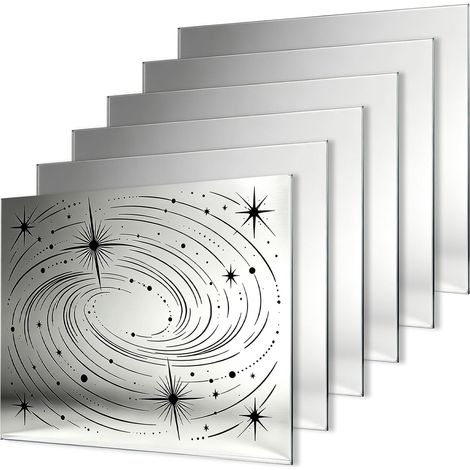 Lot de 6 plaques de gravure au laser - 30 x 20 cm - En plastique ABS - Gravure individuelle - A4 - Découpe au laser à faire soi-même - Pour graver des peintures intéressantes - Plaque de porte (1/5)