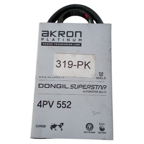 4pk552 cinghia poly-v alternatore servizi marca akron (1/5)