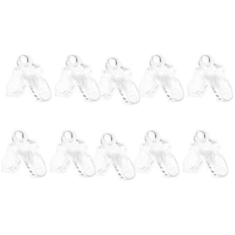 20 pièces/paquet tentes Clip crochet auvent vent corde pince tente point de traction pour Camping en plein air (1/5)