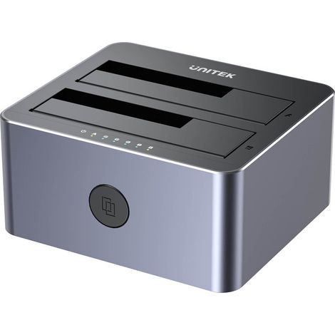 Unitek 2 x SATA 2.5"/3.5" USB 5Gbps Estación de clonación de discos (1/5)
