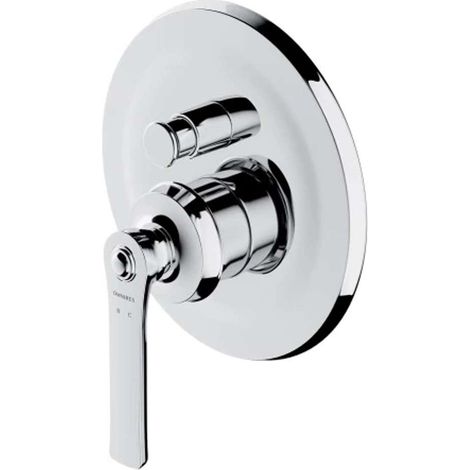 OMNIRES Armance - Unterputzarmatur für 2 Verbraucher, mit Einbaukörper, Chrom AM5235CR (1/2)
