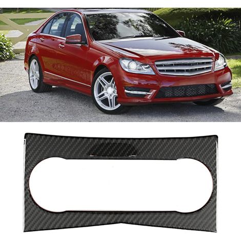 Garniture de panneau de climatisation en fibre de carbone pour Mercedes-Benz Classe C W204 (2007-2012) (1/4)
