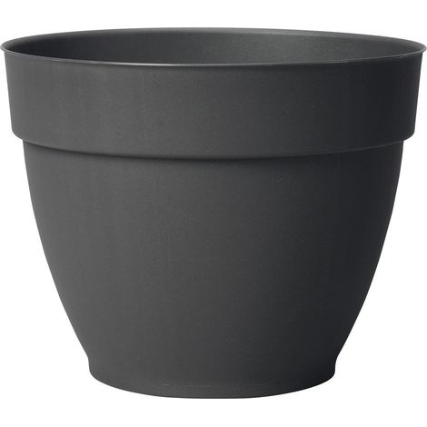 DEROMA VASO NINFEA R 26CM ANTRACITE
