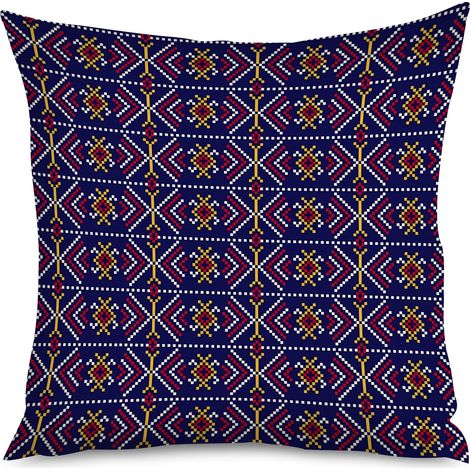 Housse de coussin motifs plumes, bohème nature (1/5)