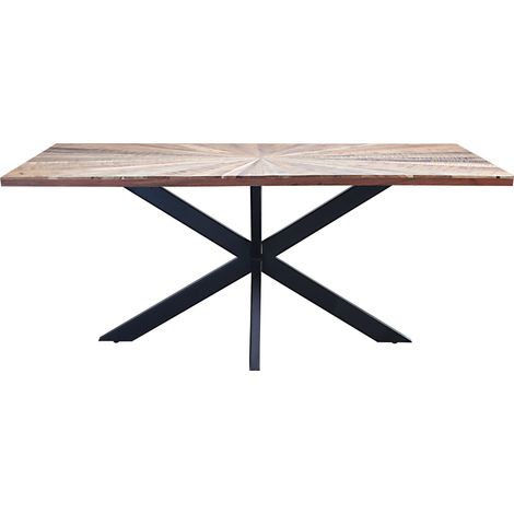 DENNY - tavolo con piano in legno massiccio (1/3)