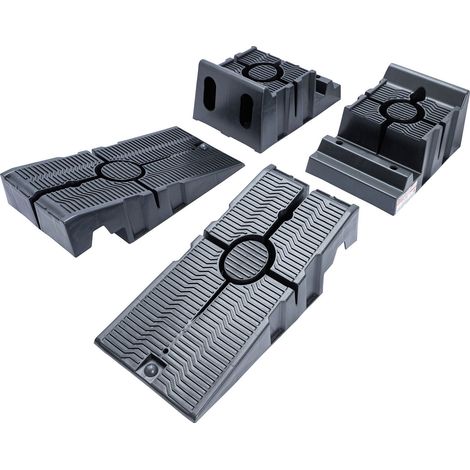 BGS Rampa de acceso de plástico extra alta, 2 piezas - 3037