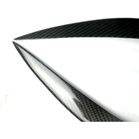 pair of carbon fiber headlight brow stickers suitable for 15-24 Alfa Romeo Giulia (1/5)