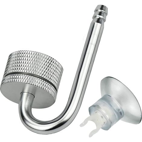 Atomiseur d'Aquarium, Diffuseur Co2, Diffuseur Co2 d'Aquarium, Atomiseur Co2 d'Aquarium, Raffineur Co2 d'Aquarium, Réacteur Dioxyde Carbone, pour Plante d'Aquarium, Argent (1/5)