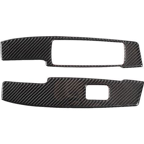 Eosnow 2PCS Autofensterheber-Panel-Trim-Abdeckungsaufkleber Passend für Mercedes W204 C-Klasse 2007-2013