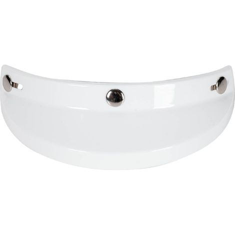 Visiera universale per moto, 3 bottoni a pressione, pieghevole, per casco aperto, antivento. (1/4)