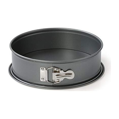 ORIGINAL KAISER Gourmet - Teglia apribile, 20 cm, rotonda, fondo piatto, rotondo, antiaderente, a prova di perdite, resistente al calore fino a 230 °C, colore: Grigio (1/4)