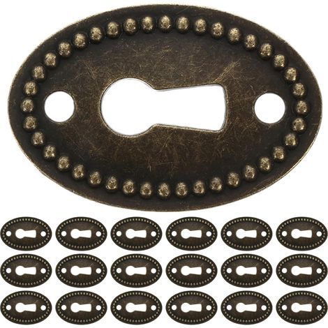de recouvrement ovale vintage Uonlytech pour trou de serrure