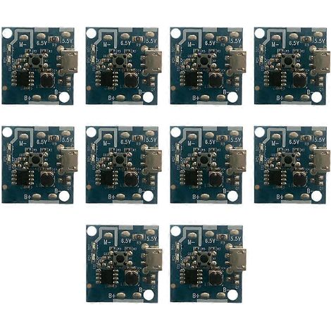 Packung mit 10 tragbaren Multifunktions-Motherboards für Mini-USB-Lüfter, PCBA-Steuerplatine, D (1/5)