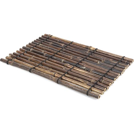 Set de table en bambou artisanal pour cérémonie du thé, plateau à tasses, tapis pour thé, accessoires, 25x40cm (1/4)