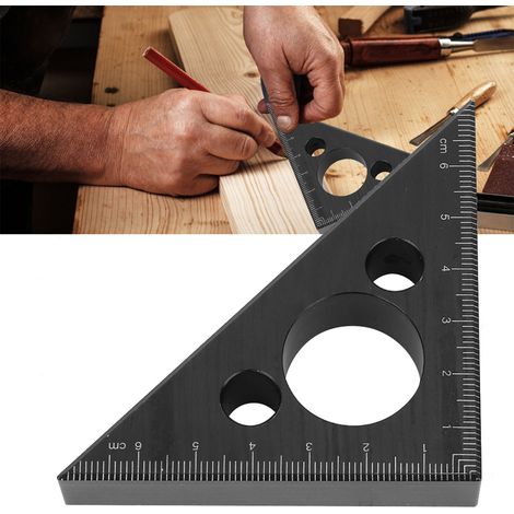 Dickwandiger Zimmermannswinkel aus Aluminiumlegierung mit Höhenmesser (1/5)