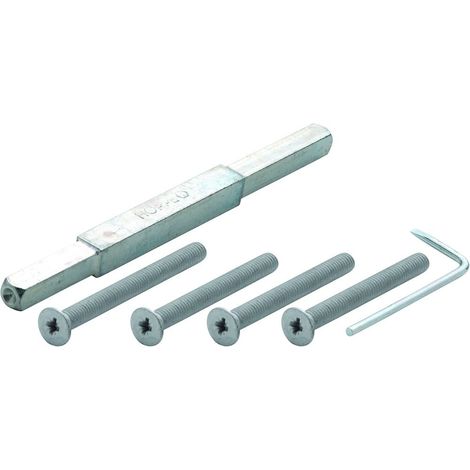 HOPPE® Befestigungsset für Schutz-Türgriffgarnituren ES1/ES2 (Griff/Griff), VK 10/8 mm, 12113748 (1/2)