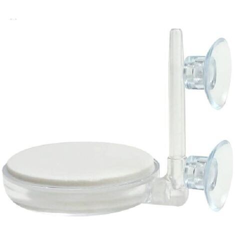 Diffuseur d'air pour aquarium, diffuseur d'oxygène dissous silencieux à très haute teneur en CO2 avec valve de régulation, pour aquarium et culture hydroponique (100 mm) (1/4)