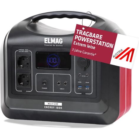 ELMAG Tragbare Powerstation ENERGY 1800 (52903) (1/5)