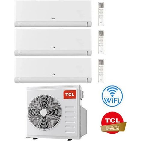 TCL BreezeIN P5-Serie Wifi R32 Trial Split Inverter-Klimaanlage 9000 + 12000 + 12000 BTU mit E.U. MT2730 Klasse A++/A+