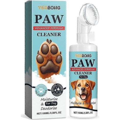 Nettoyant pour pattes de chiens et chats, soin nettoyant hydratant et nourrissant, 100 ml (1/4)