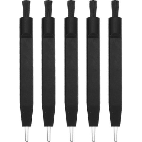 Lot de 5 brosses de nettoyage pour appareils auditifs, outil de nettoyage en forme de U pour amplificateurs auditifs-7X1X0.5CM