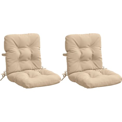 Cojines para Sillas de Respaldo Alto en 2 Piezas VIANEN 2 pcs vidaXL