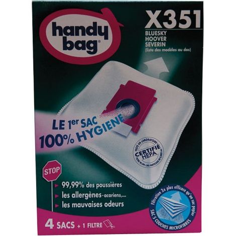 Handy Bag X351 sacs aspirateurs microfibre haute filtration (1/7)