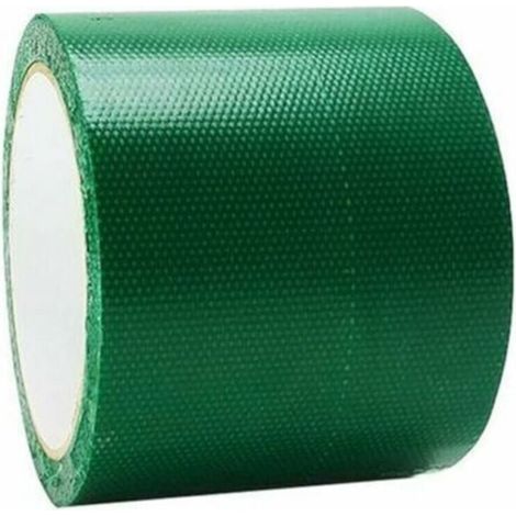 Vert Ruban de réparation spécial bâche - Résistant à la pluie - Ruban adhésif de réparation pour bâche - Pour store - 8 cm - Longueur : 500 cm