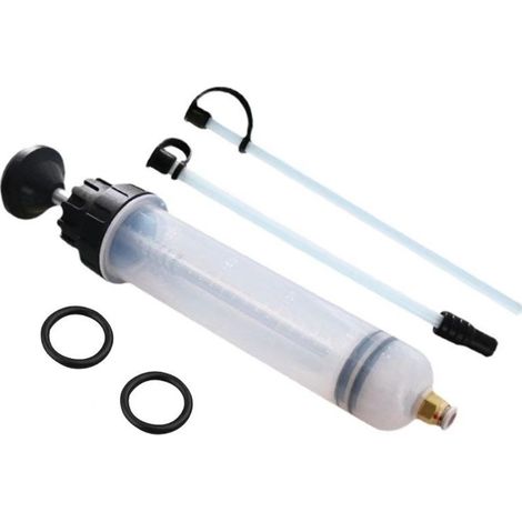 Extracteur de fluides, seringue de transfert 200 cc, pompe de transfert de fioul, pompe d'aspiration d'huile, pompe d'aspiration d'huile pour engrenages et extracteur de liquide de frein (1/5)