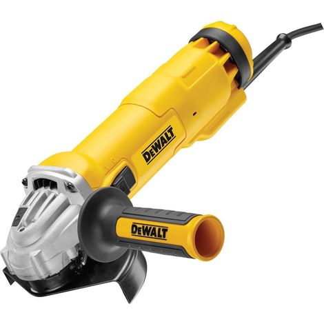 1 - Meuleuse d&39angle - Disque 125mm - Moteur 1400W - Protection anti-redémarrage et carter sans outil - Pour métal et maçonnerie - Noir - 29x8cm