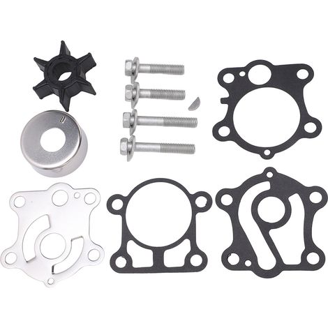 11-teiliger Wasserpumpen-Reparatursatz für Impeller 6J8 W0078 A2 für 2-Takt-Außenbordmotoren mit 25 PS und 30 PS (1/5)