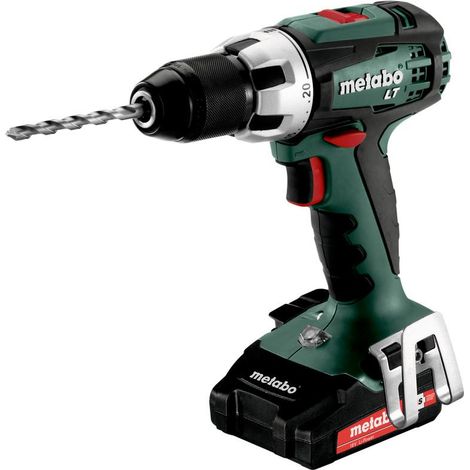 Trapano avvitatore a batteria Metabo BS 18 LT Compact con 2 batterie da 2,0Ah + caricabatterie in metaBOX