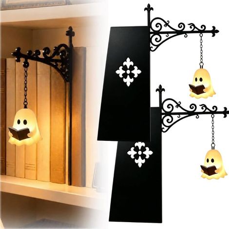 Veilleuse Book Pavilion fantômes - Lampe rétro LED Halloween lot 2