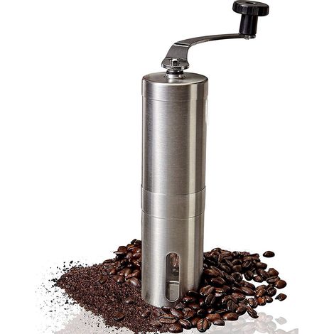 Home Portable Stainless Steel Coffee Bean Grinder Hand Grinder (1/5)