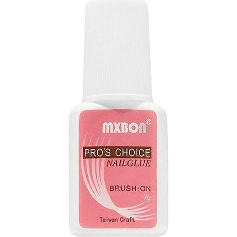 Colle à ongles à appliquer au pinceau, formule flexible pour une tenue ultra-résistante des faux ongles, répare instantanément les cassures et les déchirures. (1/5)