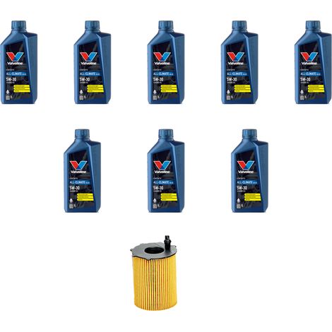 Kit filtro olio e 8L compatibile con Porsche Cayenne II (958) 3.0 v6 Diesel 176Kw dal 2010 (1/3)