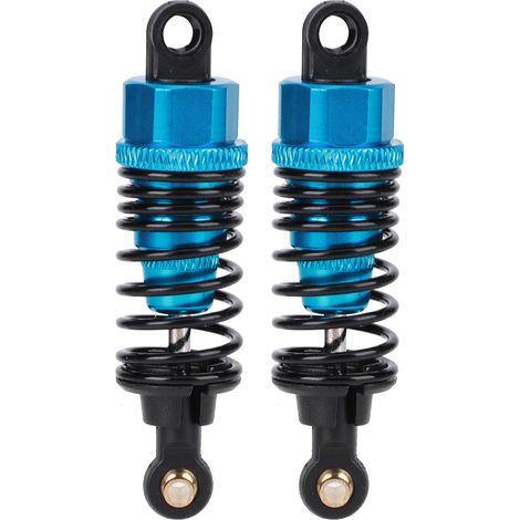 Stück Metall-Stoßdämpfer für RC-Cars, Ersatzteile und Zubehör, kompatibel mit Modellen im Maßstab 1:10, 65 mm Länge, Blau (1/5)