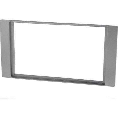 Facade Autoradio 2DIN compatible avec Ford 04-10 - Argent