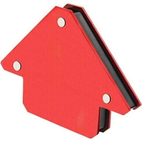 Aimant Soudure Equerre Soudure Magnetique avec Angle 45° 90° 135° - 25BL/11KG (Rouge) (1/5)