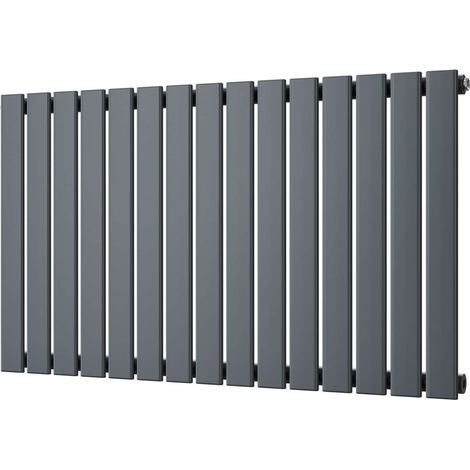 Typhoon - Anthracite Horizontal Radiator H600mm x W1020mm Single Panel (1/3)