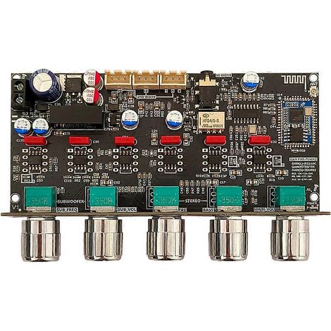 ZK-PRO2 Preamplifier Tone Carte 2.1 Canal Subwoofer avec Bluetooth Decoding QCC3034 Plus ES9023 (1/5)