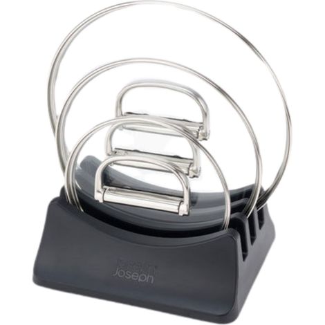 Portacoperchi, Joseph Joseph, Space 3-Lid Storage Stand, organizzatore di coperchi, facile accesso, antiscivolo, blu (1/5)