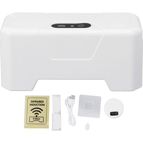 Chasse d'eau automatique WC domestique intelligent bouton électrique capteur infrarouge (1/5)