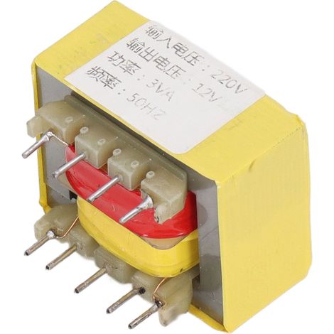 Module transformateur d'alimentation isolé à 9 broches, 50 Hz, 3 VA en entrée, 220 V en sortie, 12 V (1/5)