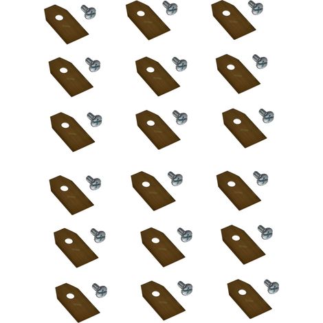 18 X 3,5 CM lame en titane pour robots tondeuse Gardena R75Li R80Li R100Li R130Li R160Li (1/3)