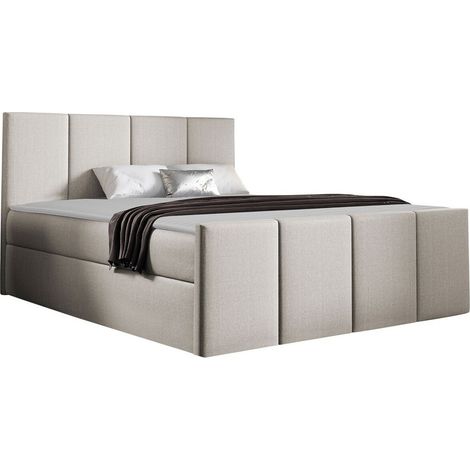 Cama continental Ventus, Ikar 01, Continental, Doble, 140x200, Tapiz, Somieres, 144x213x103cm (1/5)