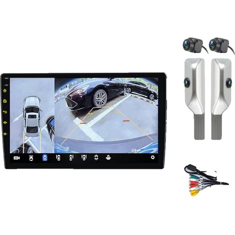 Carplay, Écran Tactile Intelligent, Système de Navigation, compatible avec Fiat Freemont 2011-2020, PX4(6+128GB)4G+360S (1/2)