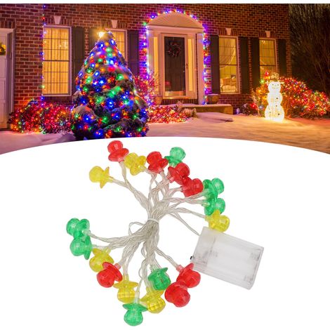 Ampoules à piles, guirlandes lumineuses de Noël pour chambres d'étudiants (1/5)