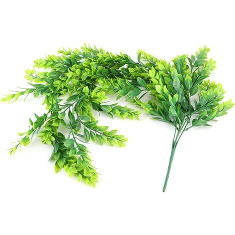 Plantes Artificielles Suspendues Fausses Feuilles pour Décoration Murale de Clôture de Jardin de Porche de Maison (1/5)